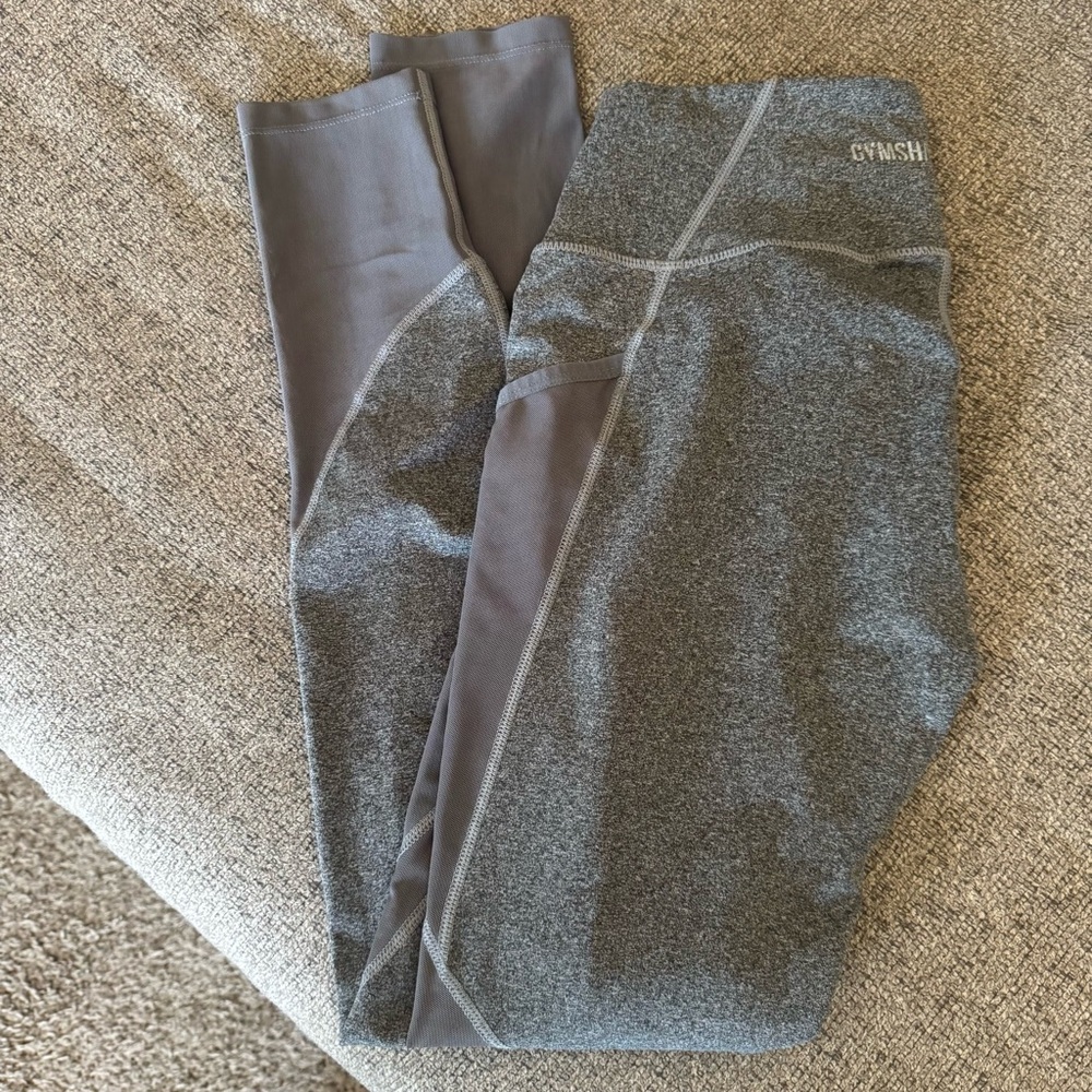 Gymshark Heather Gray Leggings - Picture 1 of 8